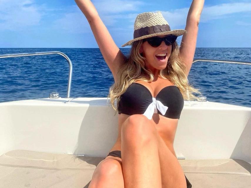 Anna Simón, en una publicación de Instagram, este verano.