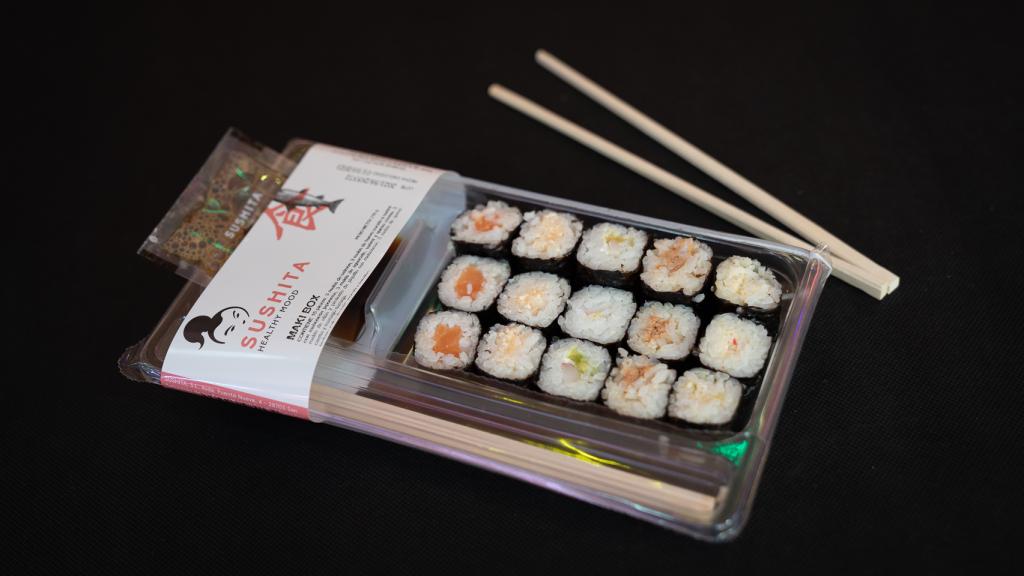 La bandeja de sushi que comercia Alcampo.