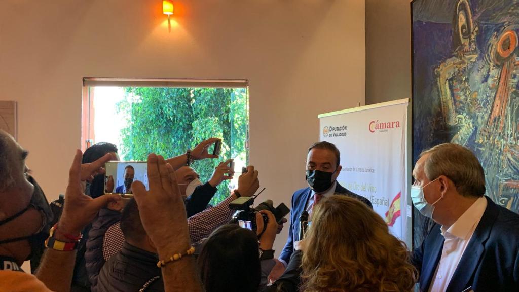 El vicepresidente de la Diputación de Valladolid, Víctor Alonso, en México