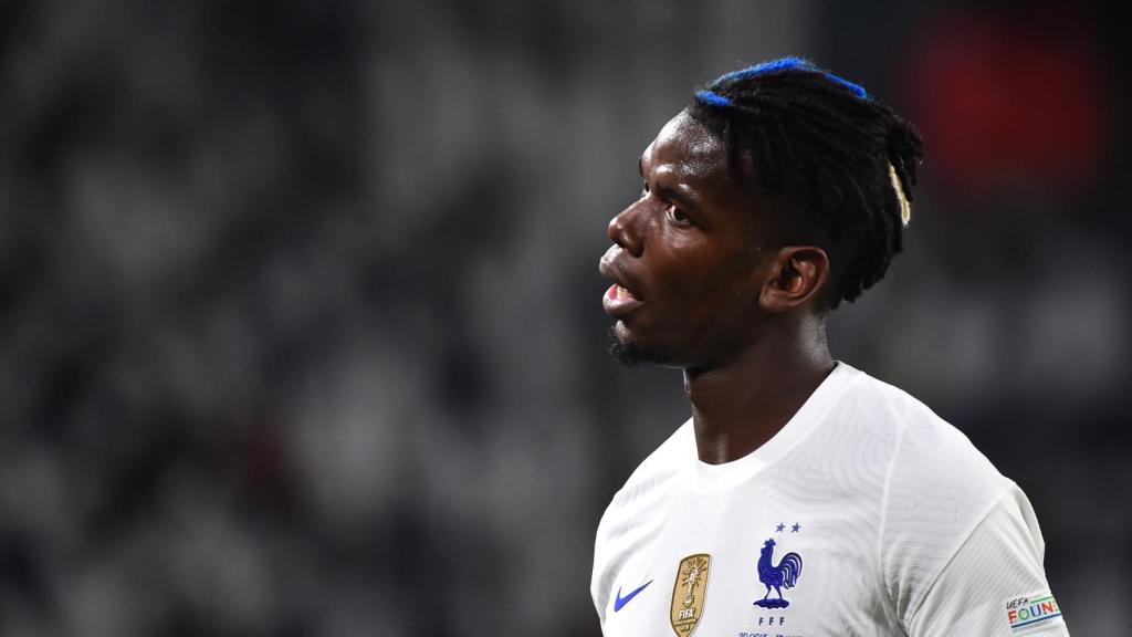 Paul Pogba, durante el Bélgica - Francia