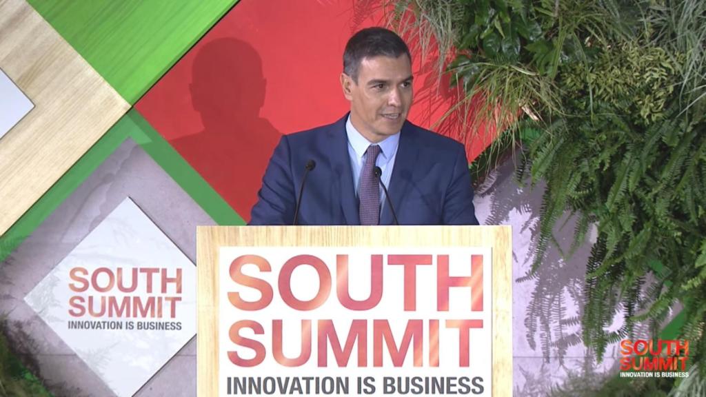 El presidente del Gobierno, Pedro Sánchez, en la clausura de South Summit