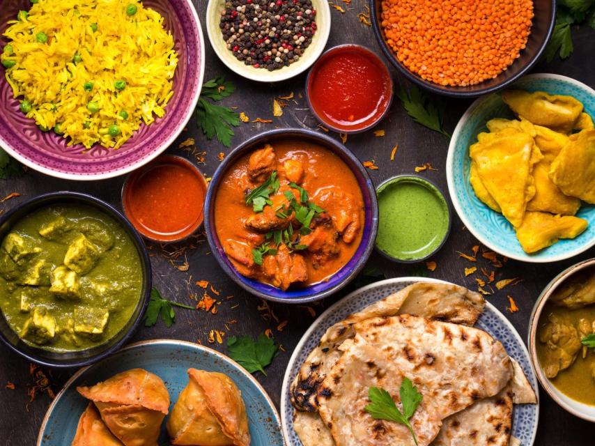 La comida india es inconfundible y a quien le gusta las especias, le encanta.