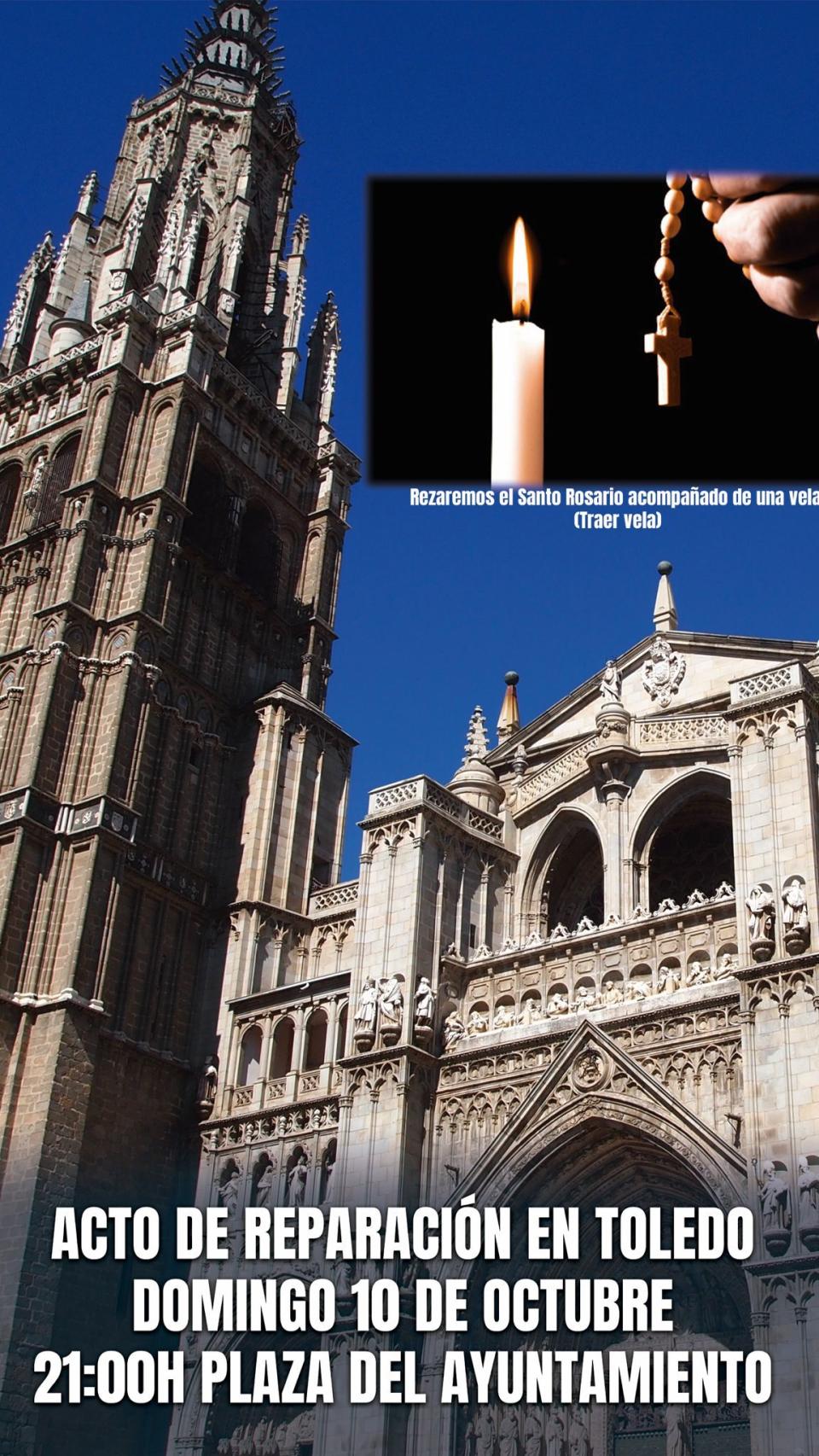 Cartel que circula en Toledo