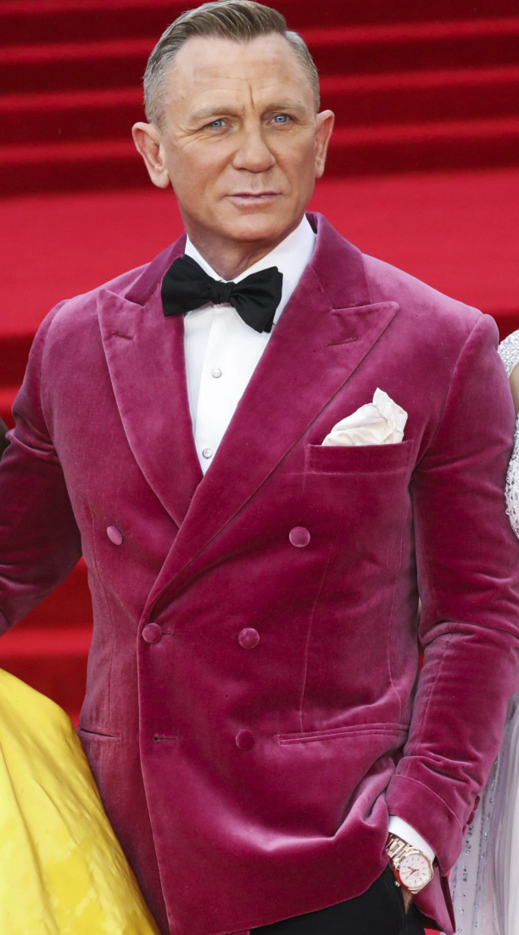 Craig, con su Omega, en la premier en Londres.