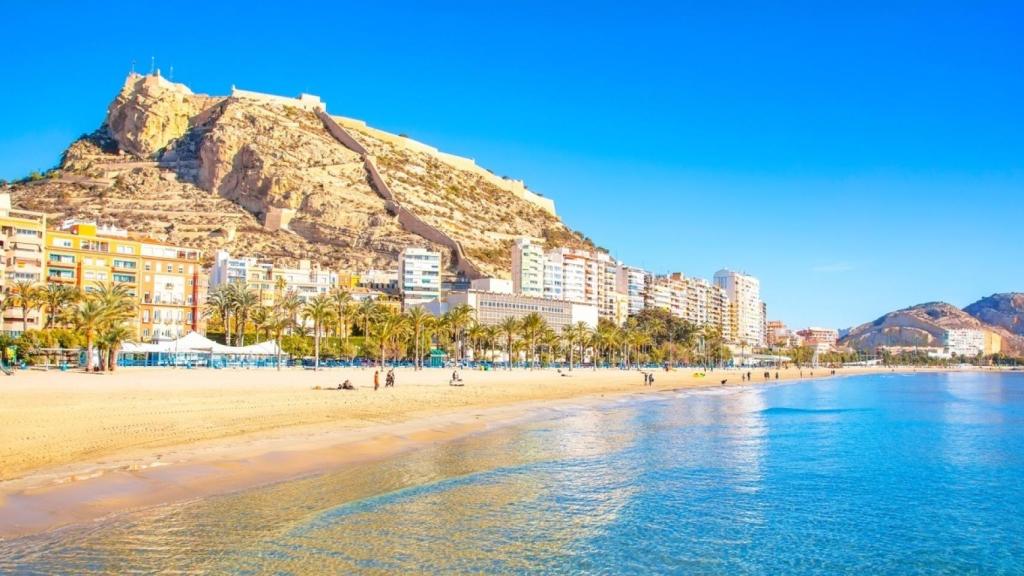 Playa del Postiguet, Alicante.