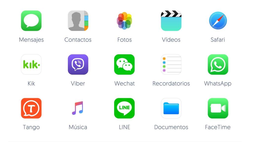 Aplicaciones que se pueden recuperar.