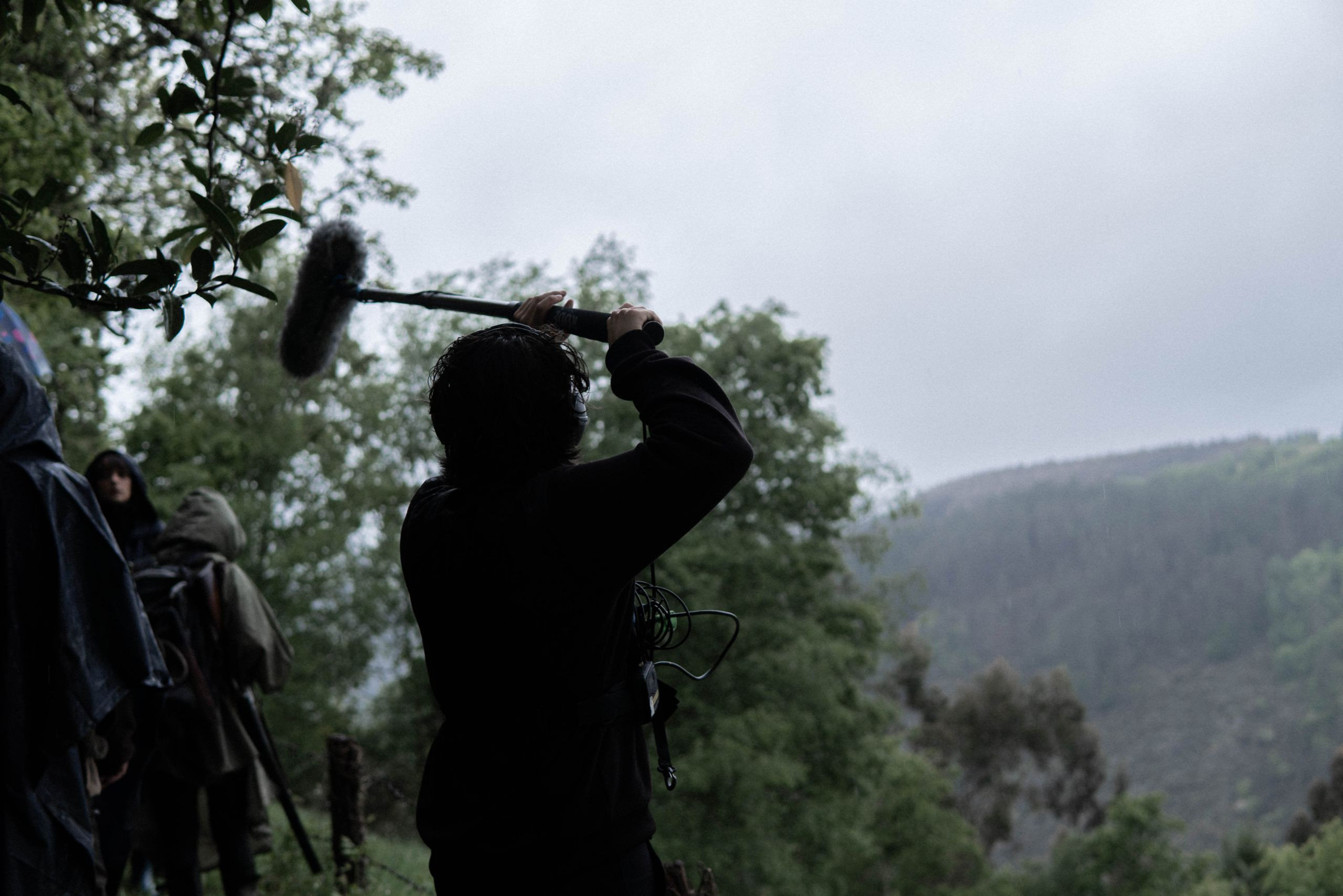 Imágenes del rodaje de ‘O que queda de nós’. Fotos: Cedidas