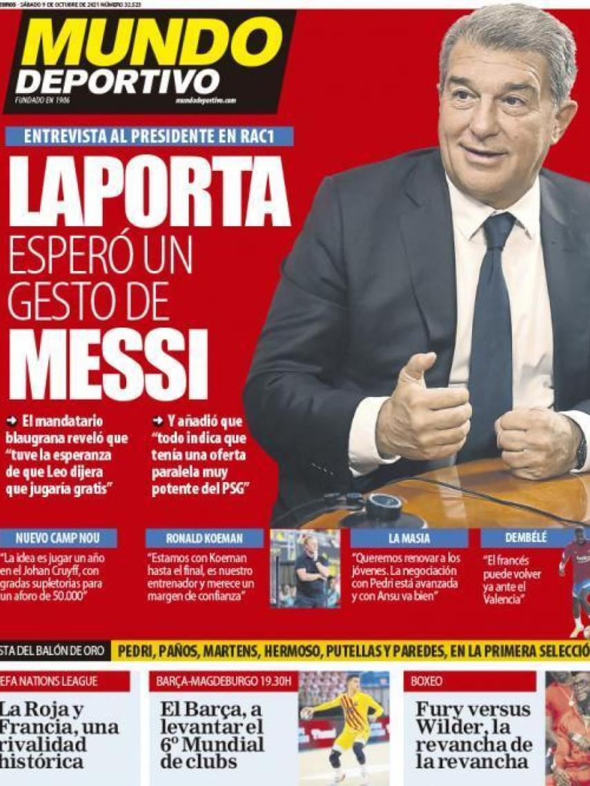 Portada Mundo Deportivo