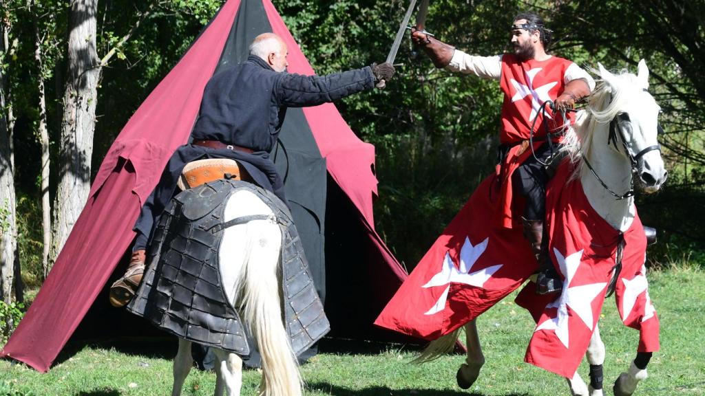 Torneo de Justas medievales cerca del río Arlanzón