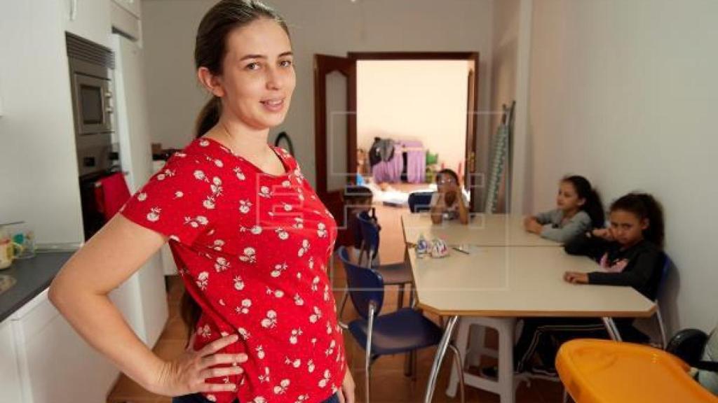 Familia instalada en el municipio toledano de Garciotum