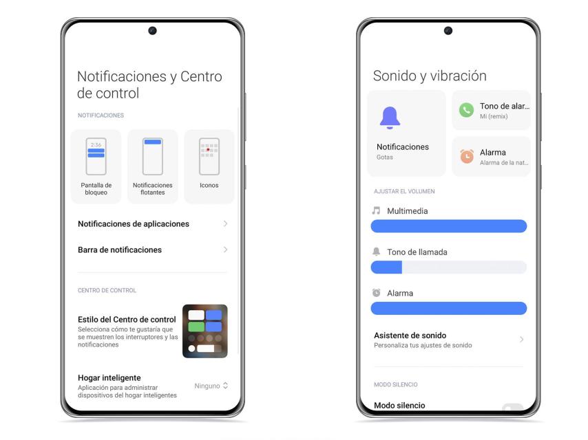 Ajustes de MIUI 12.5
