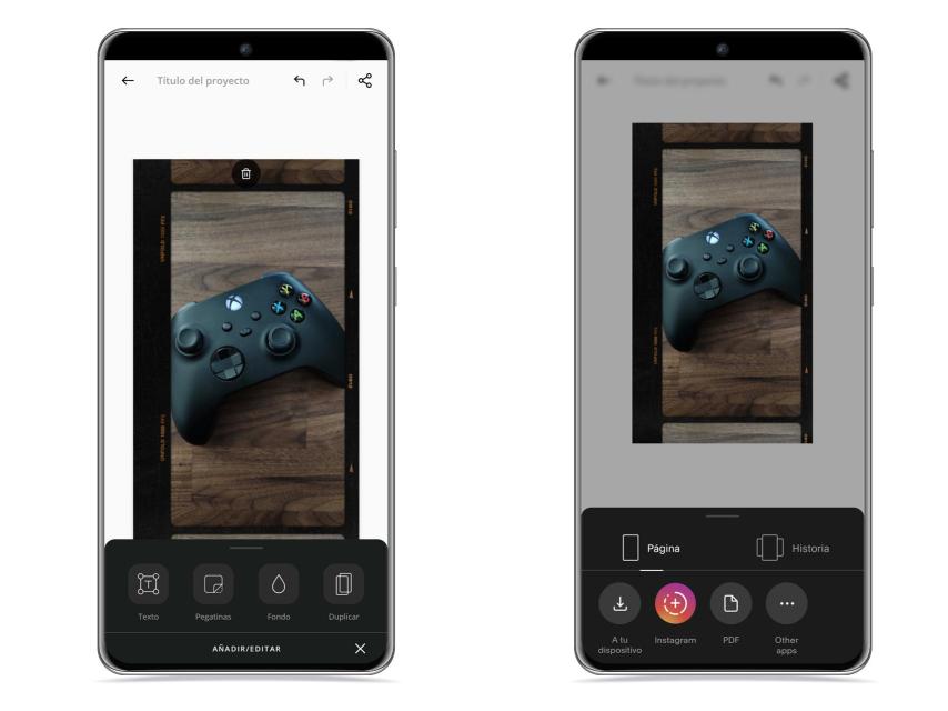 Finalización de historia en Unfold