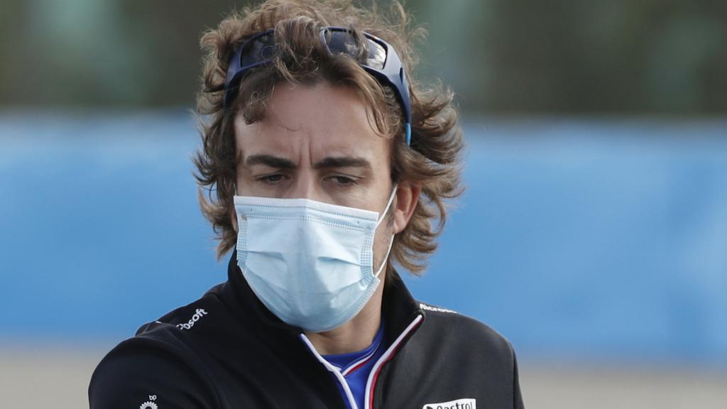 Fernando Alonso, durante el Gran Premio de Turquía de la F1 2021