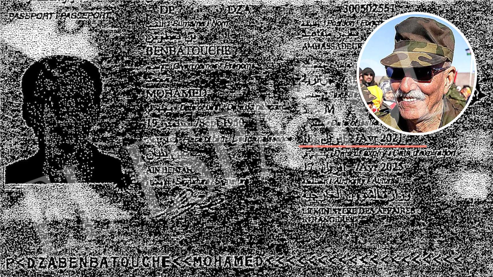 Fotocopia del pasaporte falso a nombre de Benbatouche que figura en el sumario del caso.