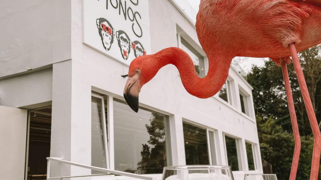 El restaurante Los 3 Monos Aguete.