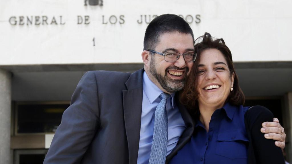 Sánchez Mato y Celia Mayer. Efe