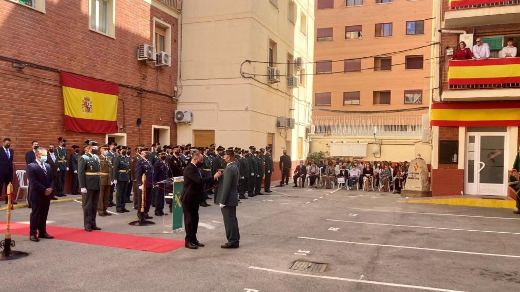 Acto en Albacete con motivo de la celebración de la Virgen del Pilar. Foto: Ayuntamiento de Albacete