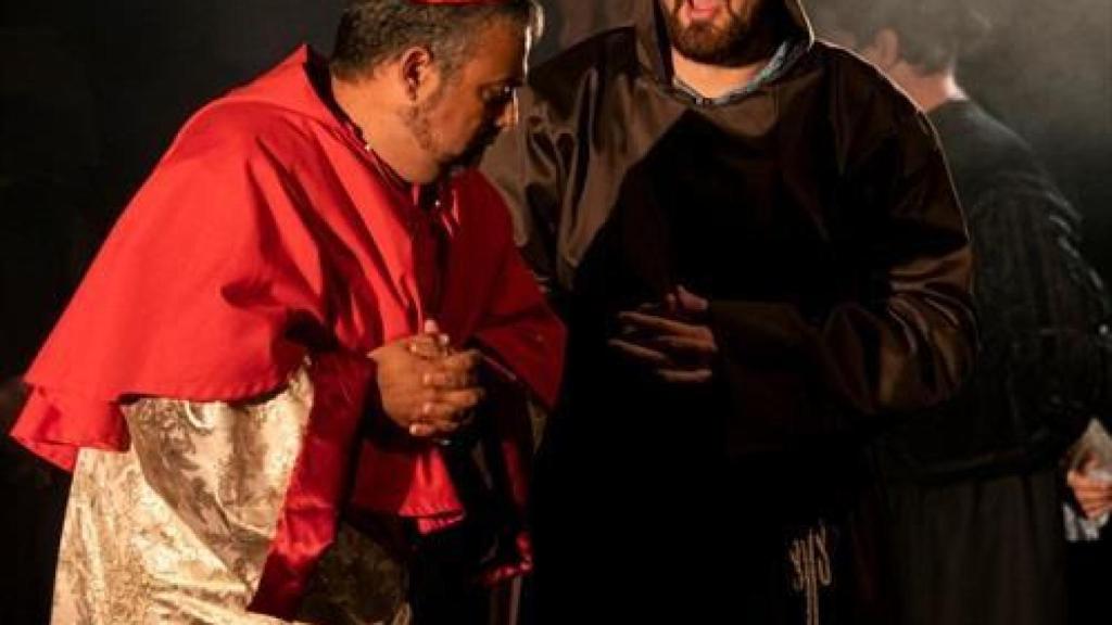 Un momento de la representación de la ópera 'Comuneros'