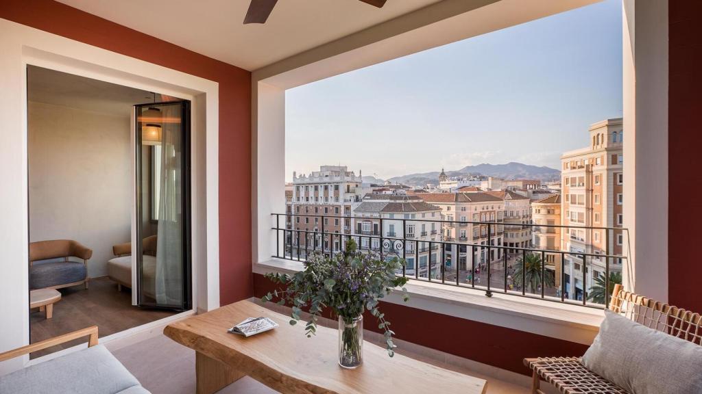 Interior de una de las habitaciones del hotel de 5 estrellas en La Equitativa