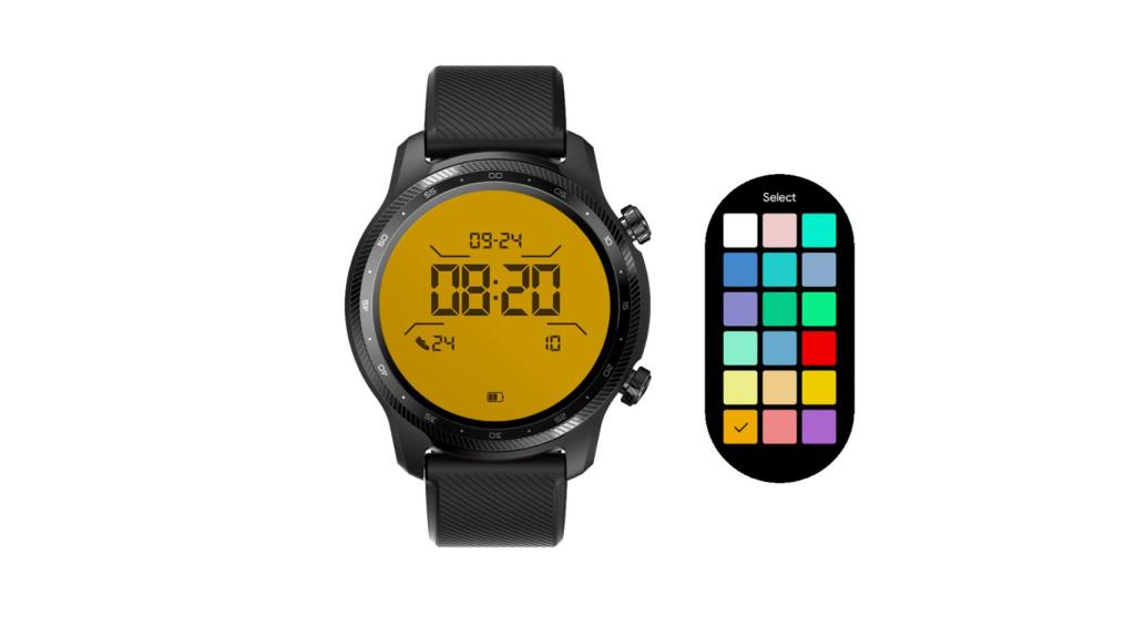 Pantalla retroiluminada del TickWatch Pro 3 Ultra