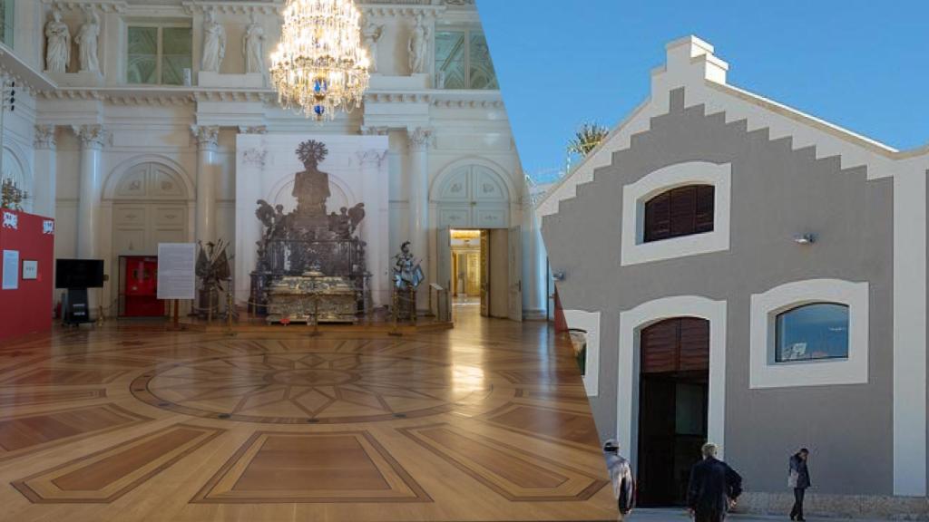 Los lujosos y grandes espacios del Hermitage tendrían que encontrar un espacio en Alicante.