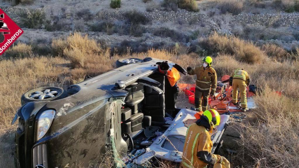 En Novelda también se ha registrado un accidente de tráfico con víctimas este miércoles.