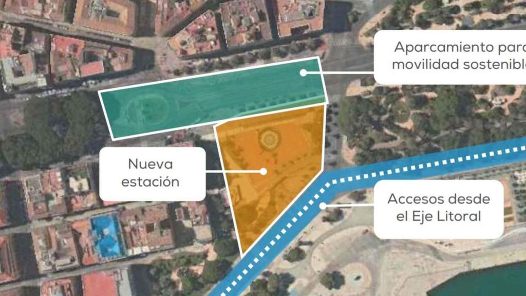 Ordenación de las actuaciones en la Plaza de la Marina, Málaga.