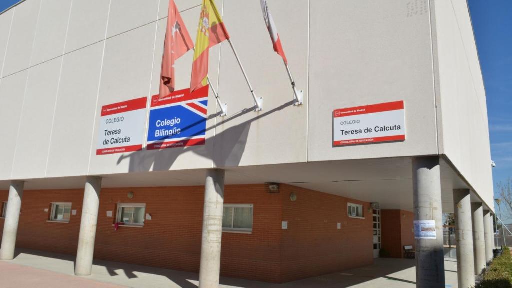 Fachada del CEIP Teresa de Calcuta de San Sebastián de los Reyes.