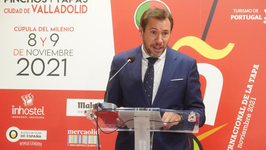 Óscar Puente en la presentación del Concurso Nacional de Pinchos