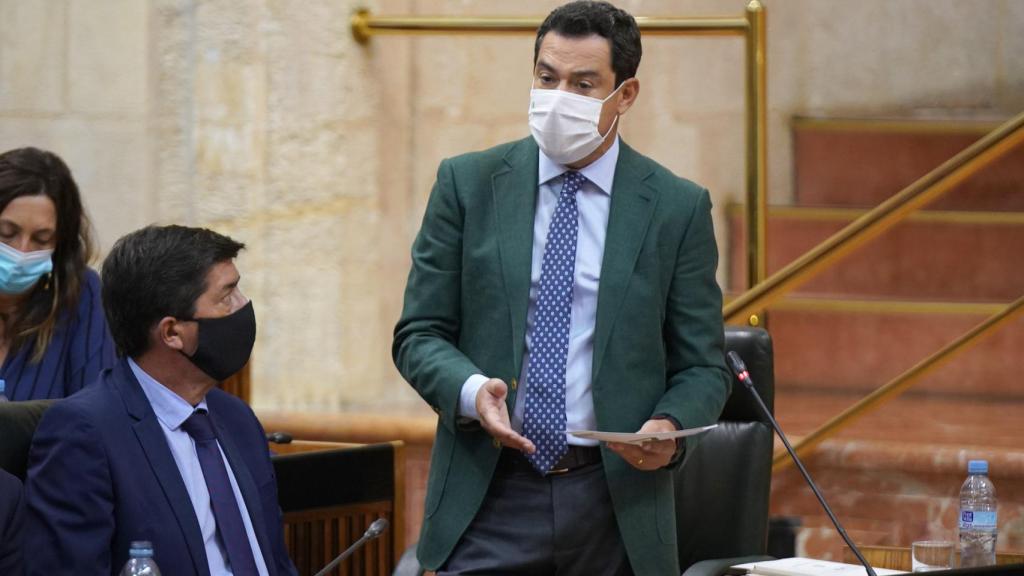 Moreno anuncia que el borrador del presupuesto contará con mil millones de euros más para Sanidad