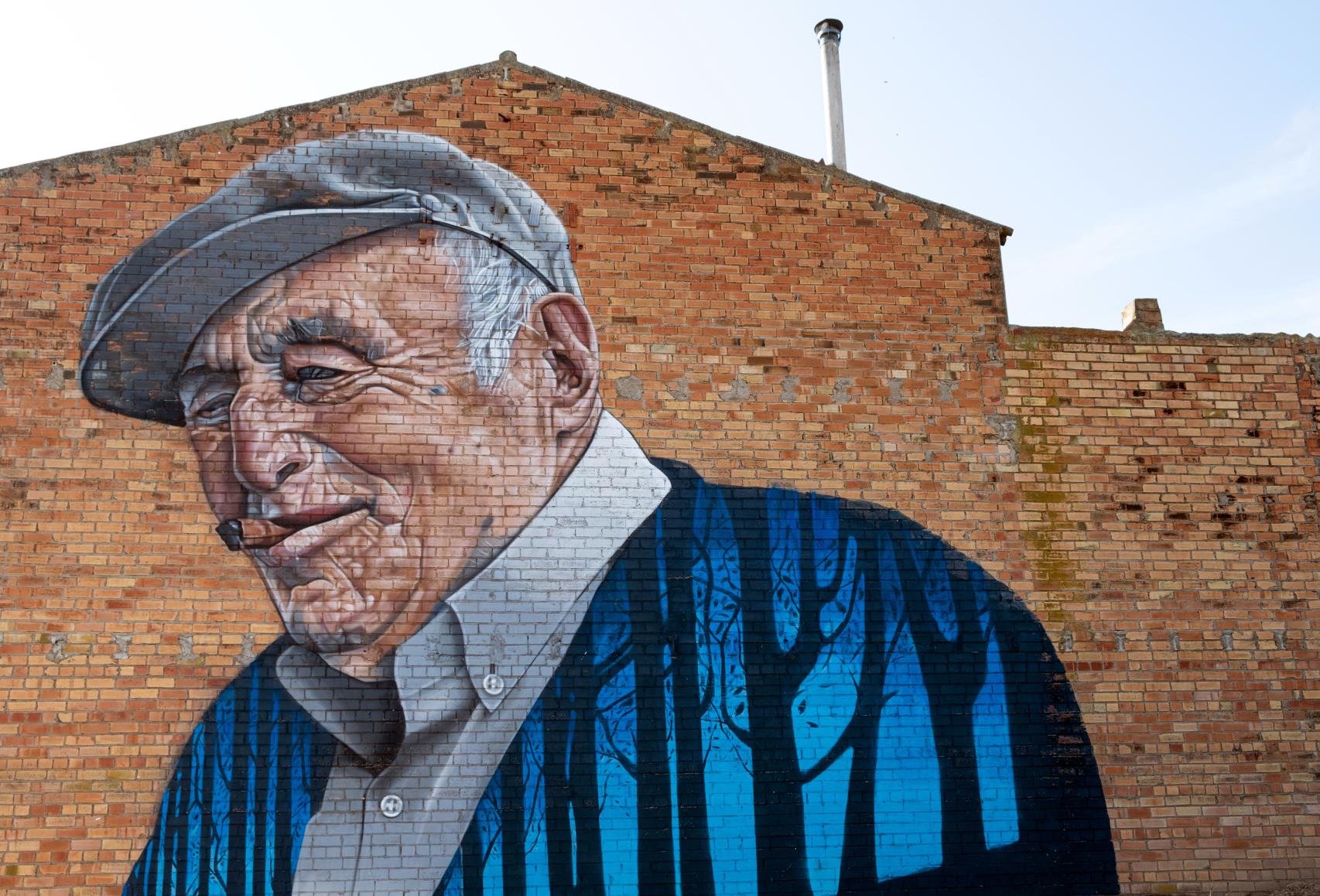 Mural de El Tato, de Sabotaje al Montaje.