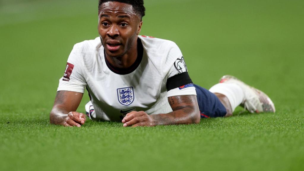 Raheem Sterling, en un partido de la selección de Inglaterra