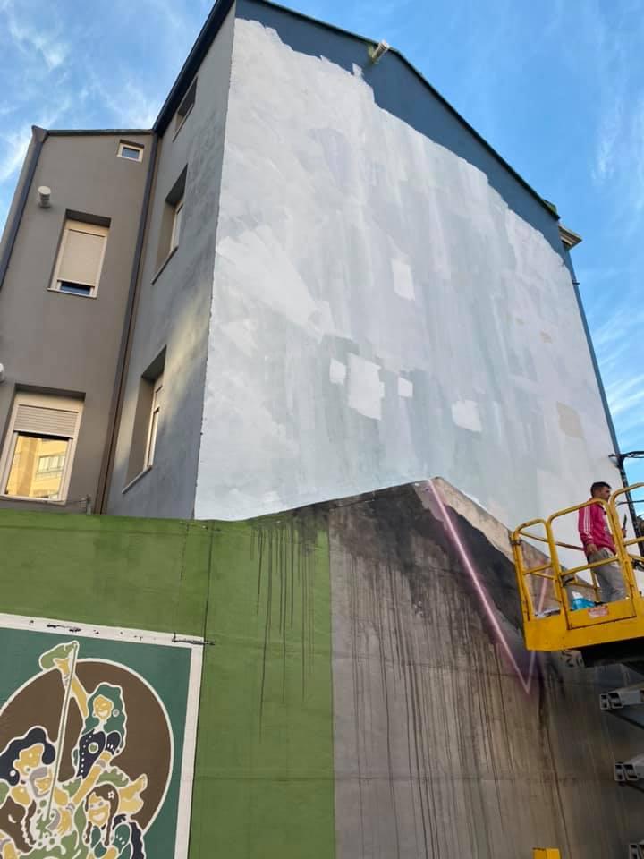 Las ‘FeMeninas’ han sido cubiertas. Foto: Eduardo Hermida.