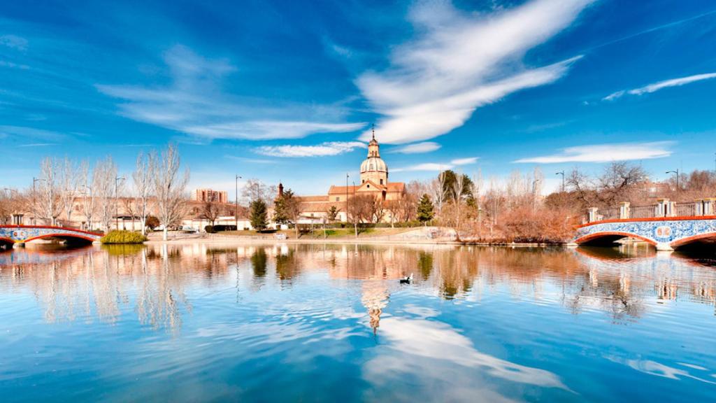 Talavera de la Reina y el río Tajo a su paso. Foto: Turismo CLM.