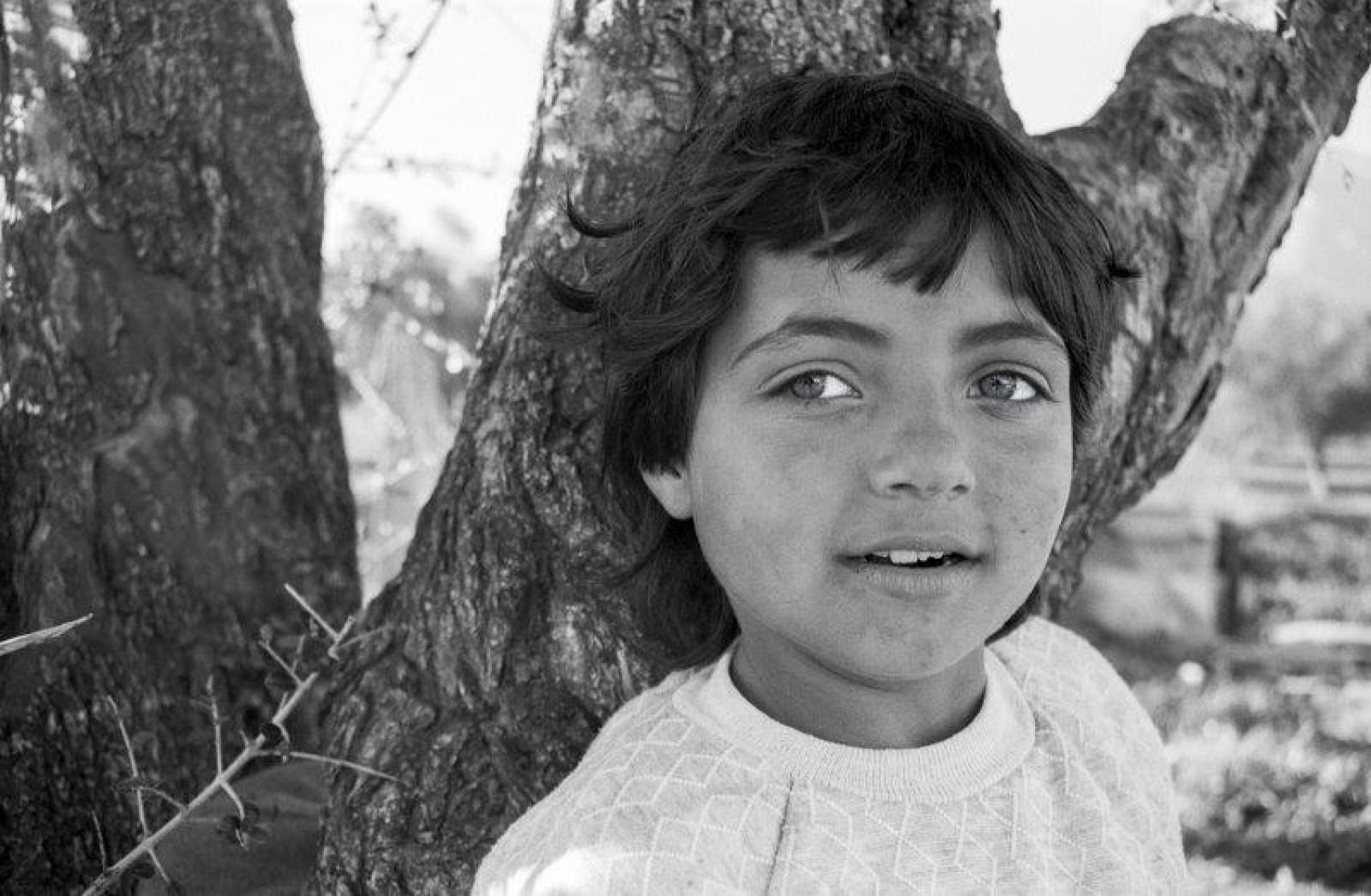 Uno de los niños retratados.