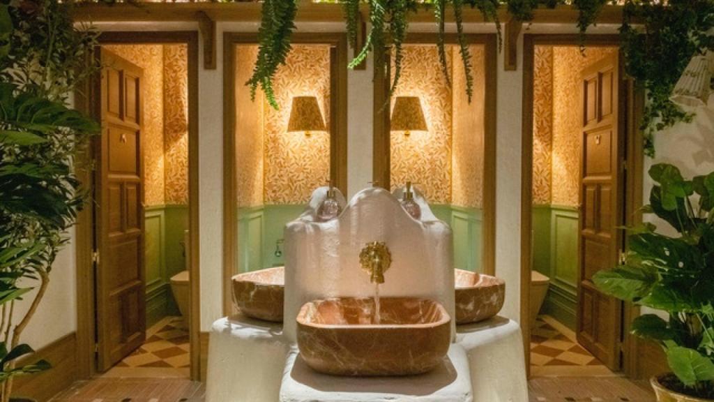 Baño del restaurante Bugao.