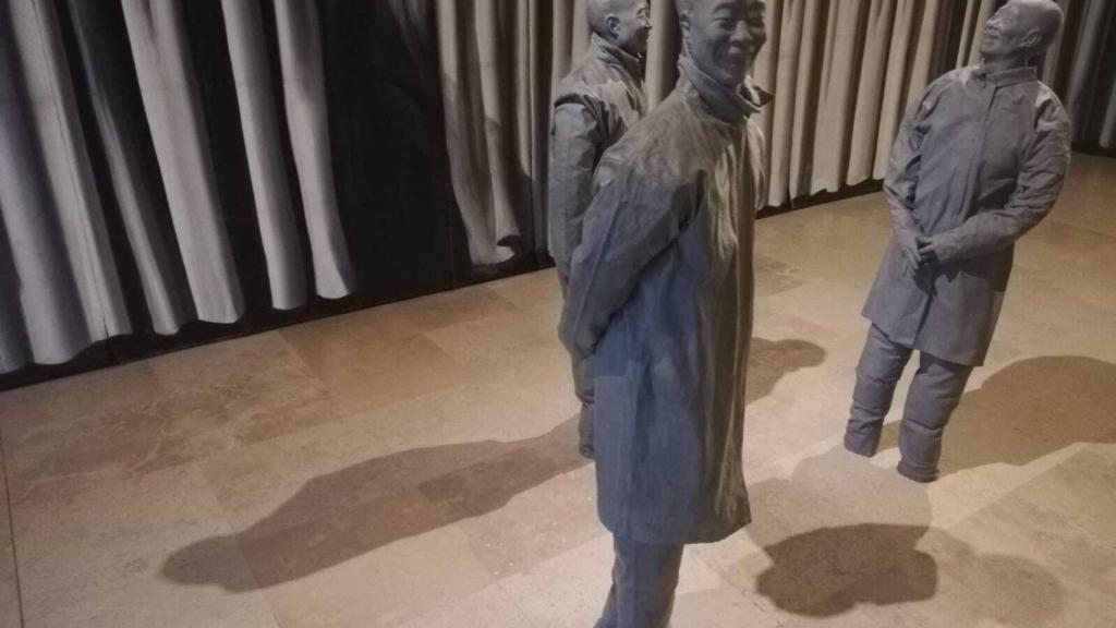 Obra de Juan Muñoz en el Museo Patio Herreriano de Arte Contemporáneo.