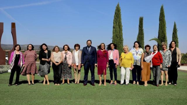 Núñez, este viernes en el acto de AMFAR en Ciudad Real