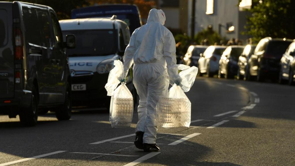 Un forense de la investigación del apuñalamiento a Amess.