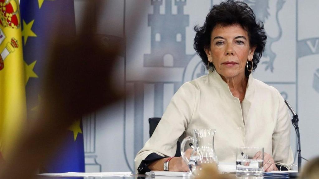 La exministra de Educación Isabel Celaá.