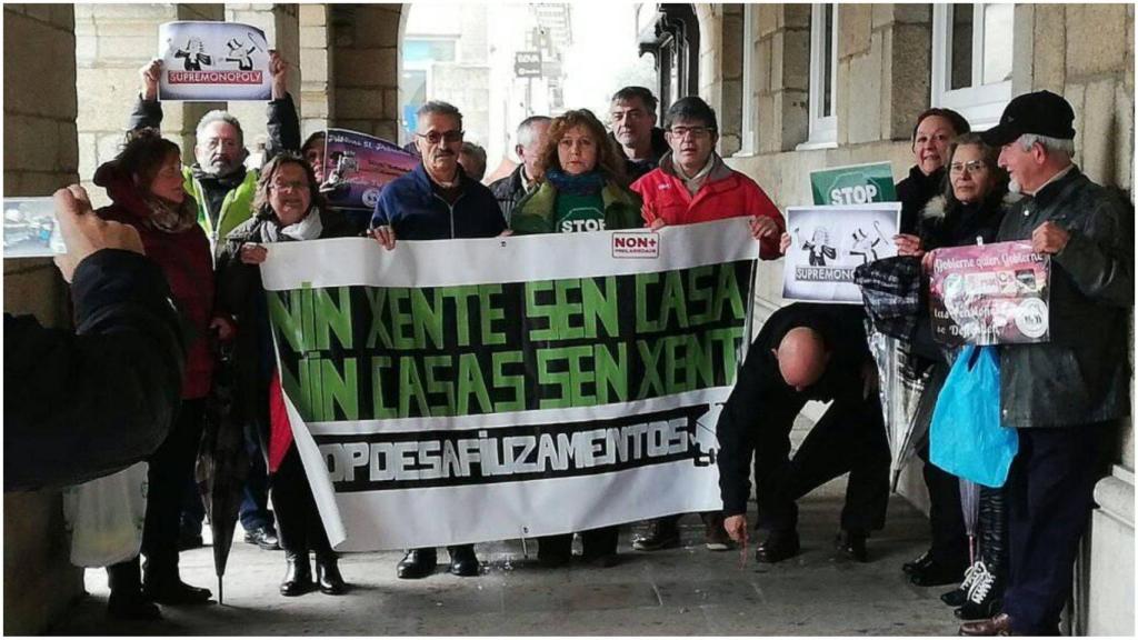 Protesta de la asociación en 2018.