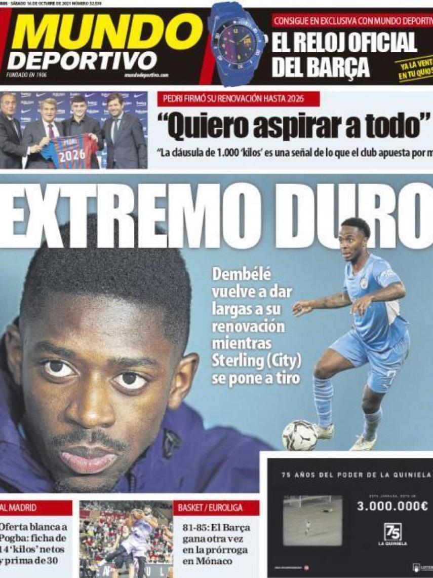 Portada Mundo Deportivo