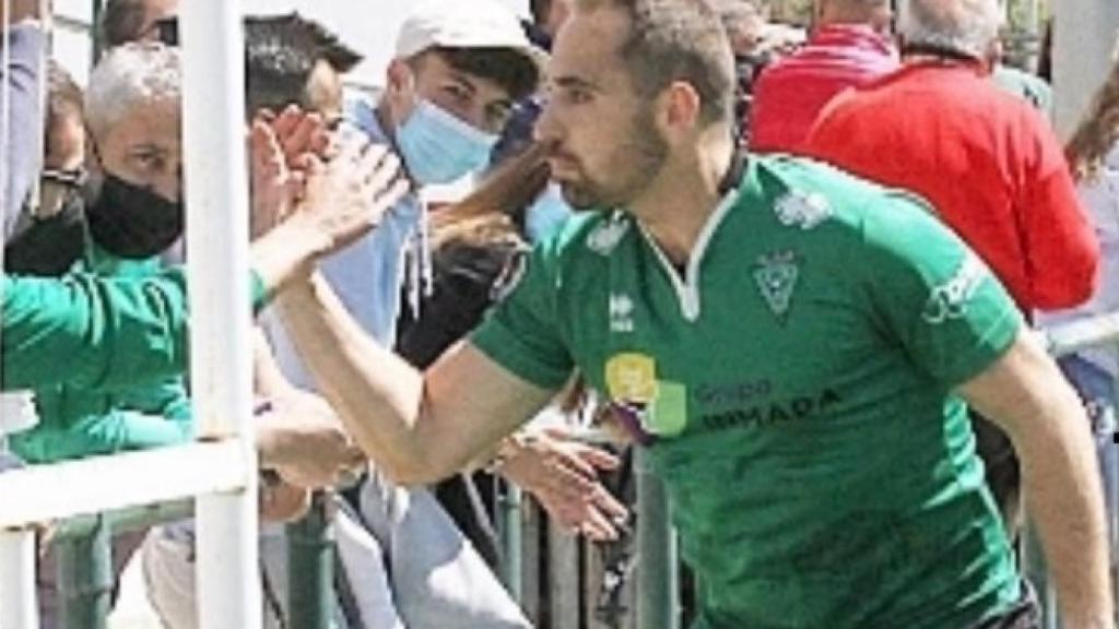 Andrés Martín, jugador del CD Villamuriel