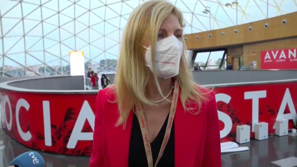 La alcaldesa de Castellón, Amparo Marco, en el 40º Congreso del PSOE.