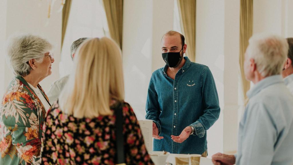 Laurent Grumel durante la celebración del aniversario de 25 degrés.