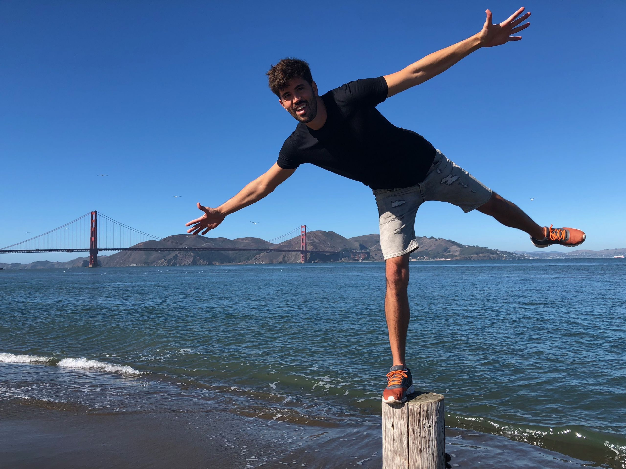 Miguel Vidal en San Francisco. Foto: Cedida