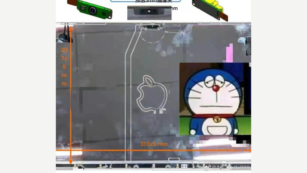 Foto de una supuesta pantalla de un MacBook Pro