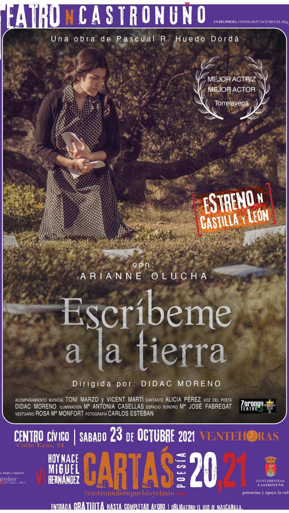 Vallaolid Escribeme la tierra castronuño