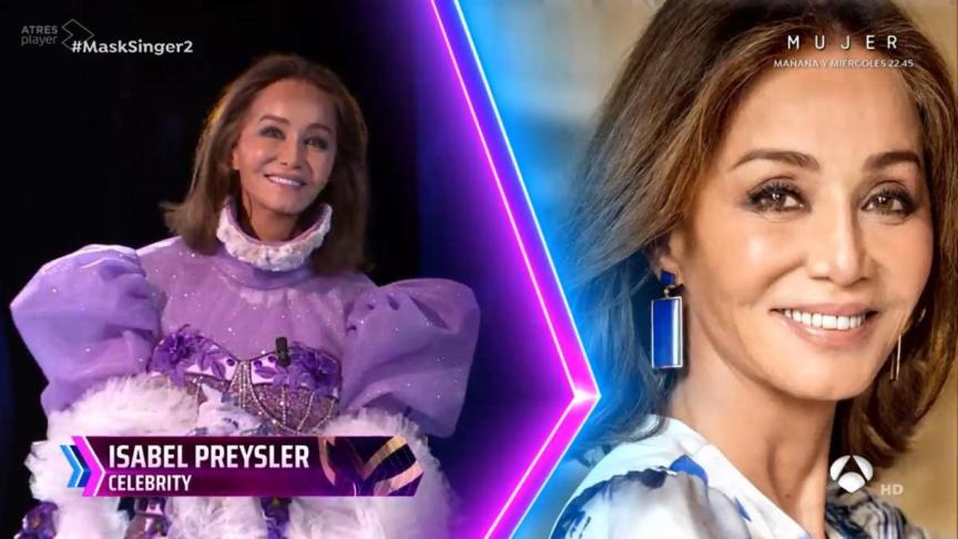 Isabel Preysler durante su participación en 'Mask singer'.