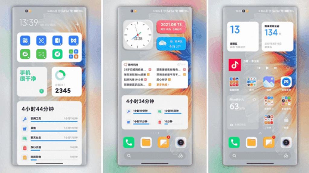 Capturas de pantalla de MIUI 13